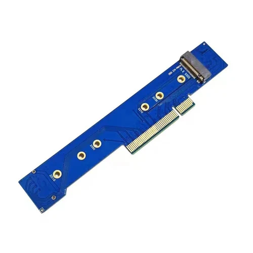 PCIe 3.0/4.0 x8 to 2 NVMe M.2 NGFF SSD Converter Split Adapter Card For 1U Case