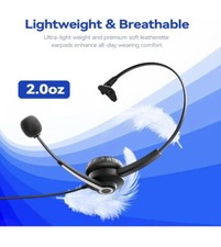 Voistek Phone Headset 3.5mm with Microphone Noise Cancelling