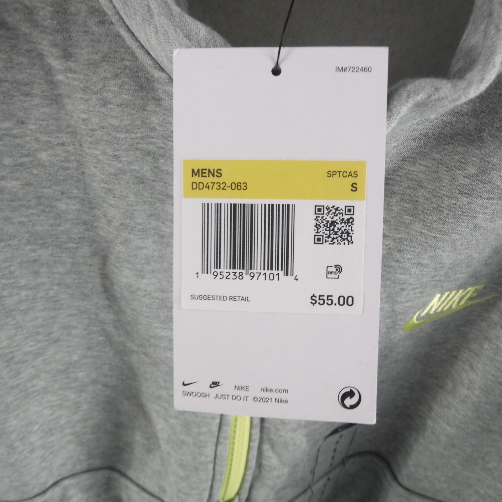 Nike Sportswear Club Menu0026#039;s Brushed-Back 1/2 Zip Sweatshirt Gray Size  Small | eBay