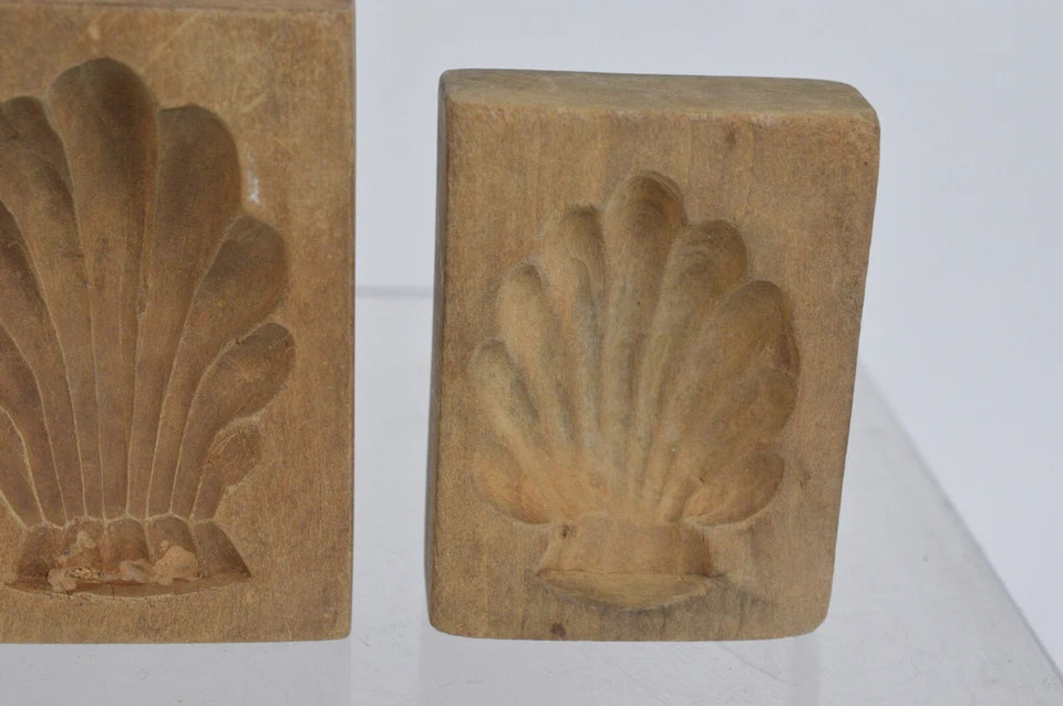 ZWEI ALTE HOLZ MODEL / SPRINGERLE / BACKFORM - BÄRENTATZEN - TIEF HANDGESCHITZT - Bild 4 von 4