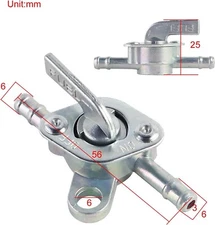 1/4'' Inline Fuel Shut Off Valve Switch Petcock Dirt Bike Go Kart ATV
