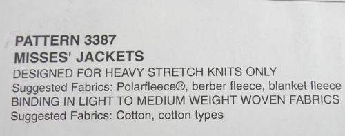 KwikSew Pattern #3387 Misses Jacket Loose Fitting (XS-S-M-XL) Uncut - Picture 7 of 12