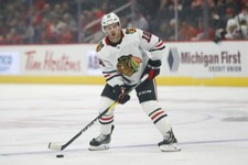 Alex Debrincat Chicago blackhawks 8x10 unsigned photo