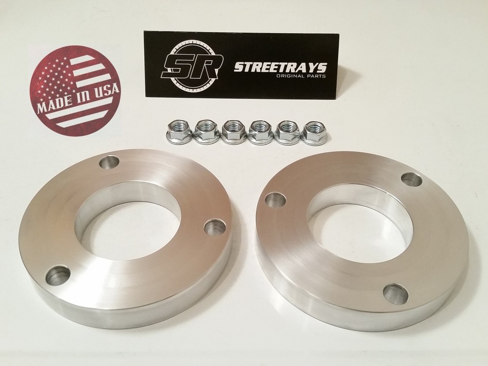 StreetRays 2" Front & Rear Leveling Lift Kit (Billet CNC Spacers) For Honda CR-V 2002-2006 (RD4)