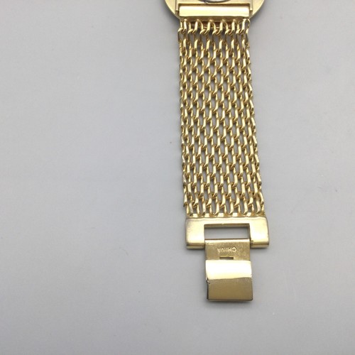 Kessaris Watch Women 34mm Crystal Gold Tone Bling Crystals New Battery 6.75" - Picture 14 of 16