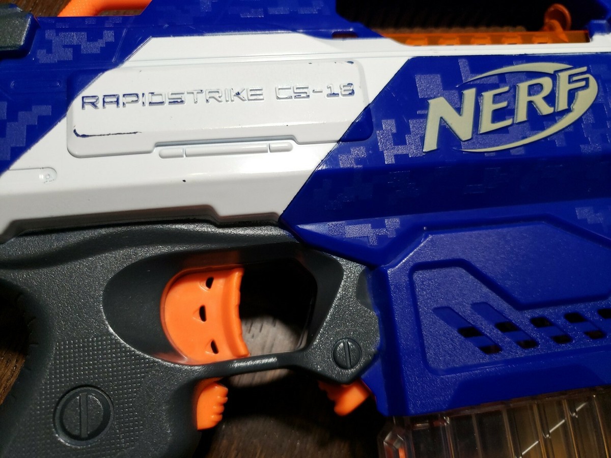 Nerf N-Strike Elite Rapidstrike CS-18 Motorized W/Clip PRE-OWNED