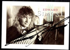 Edward Simoni Autograph Card Original Signed ## BC 5110
