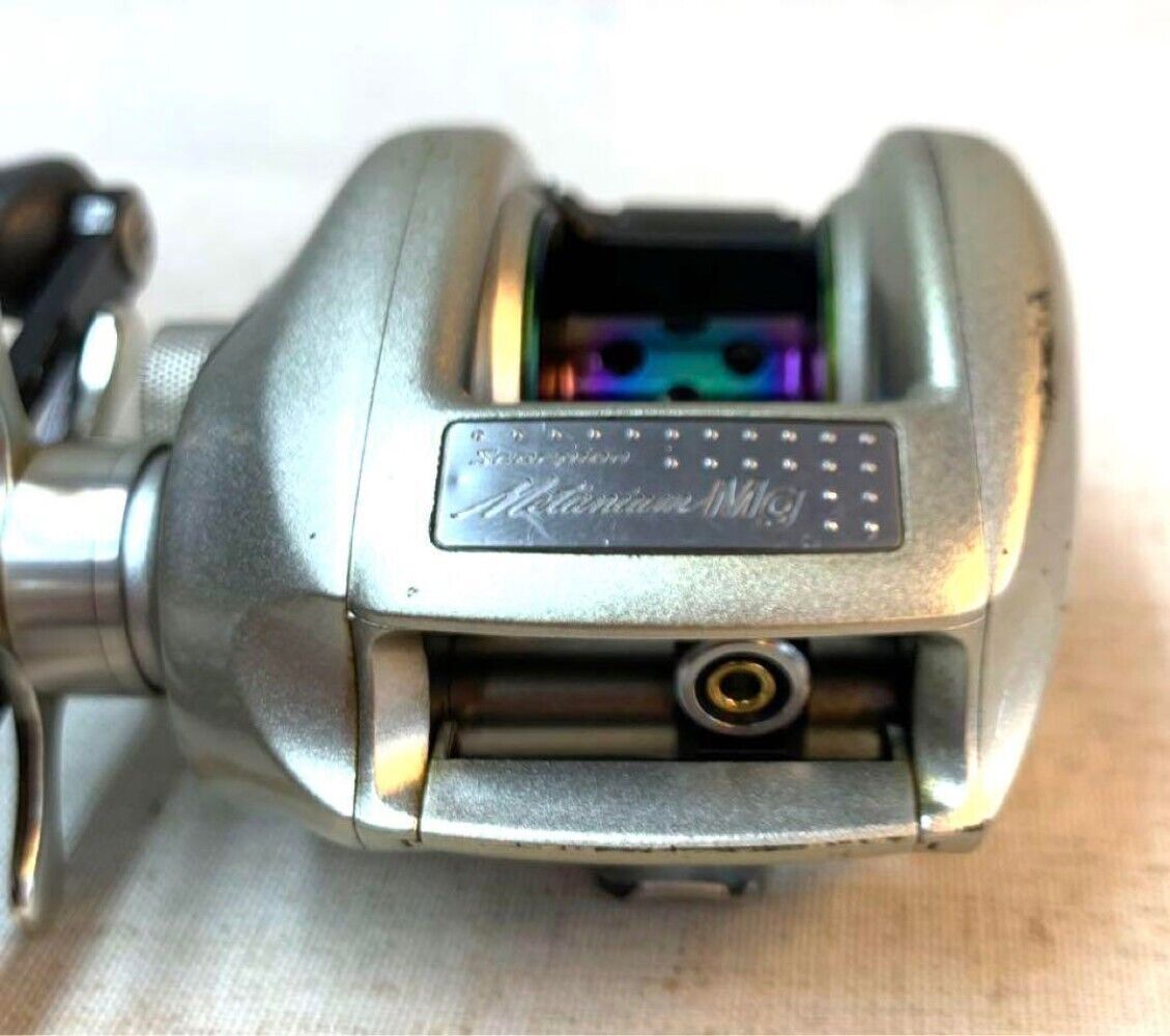 Moulinet Shimano Scorpion Metanium MG - Right Hand, 5 Roulements, 4.5kg Drag, Occasion Japon