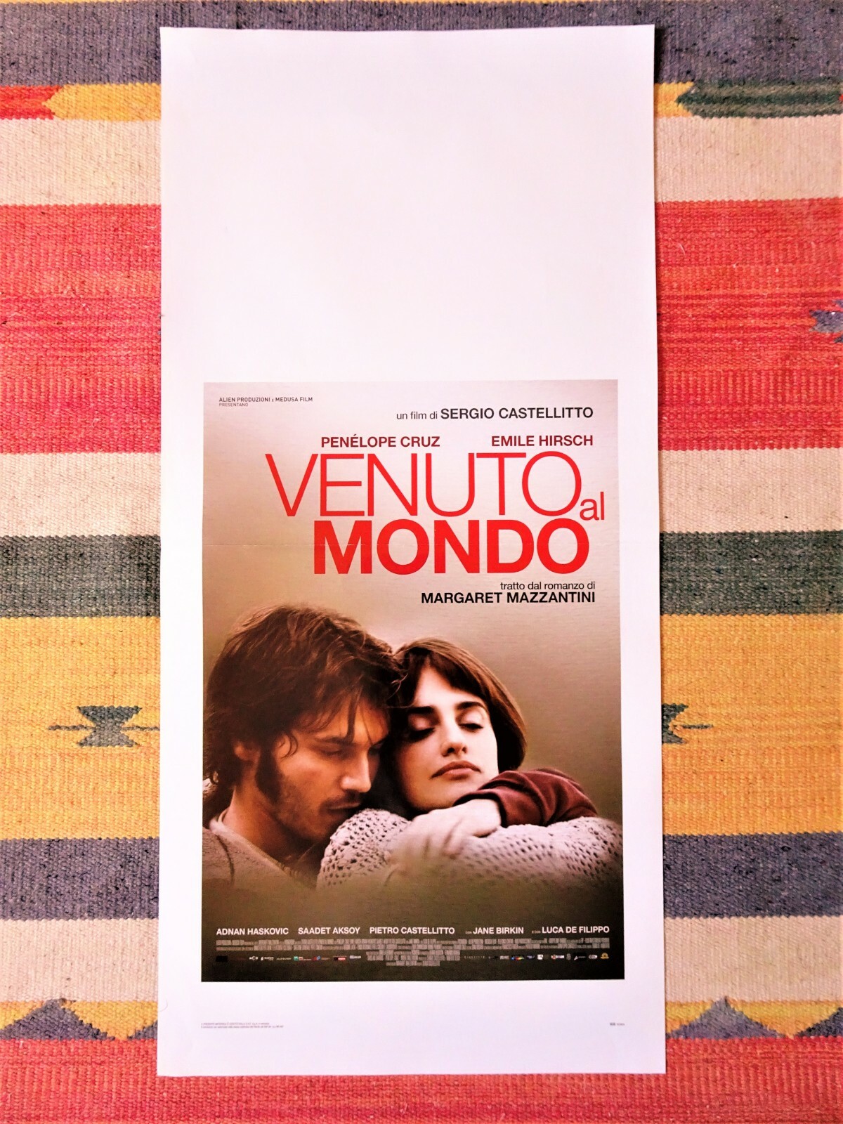 Locandina originale film Venuto al mondo (2012) - Regia di Sergio Castellitto