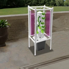 Vertical Hydroponic Tower Garden System - 6 Layer 30 Pods Hydroponic Grow Tower