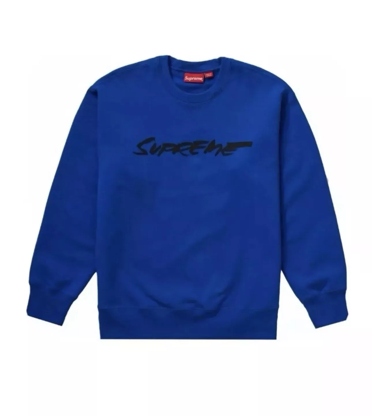 Sweat col rond Supreme Futura bleu royal XL