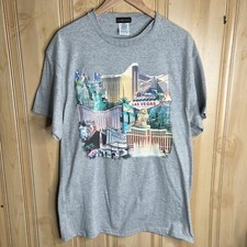 MGM Mirage Las Vegas Strip T Shirt Size L 100 Cotton Preshrunk Casino Luxor