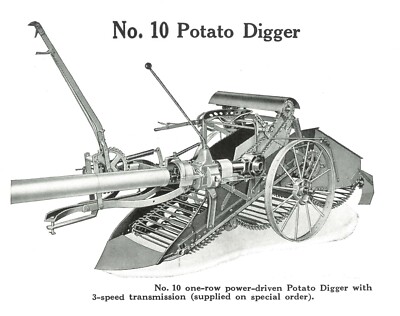 IH McCormick-Deering Farmall No. 10 10-30 Potato Diggers Owner's & Parts Manual