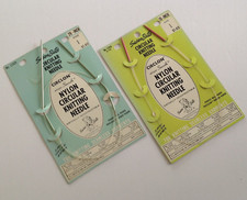 Vintage Susan Bates Circular Knitting Needles Aluminum Size 1 Lengths 16"  29"