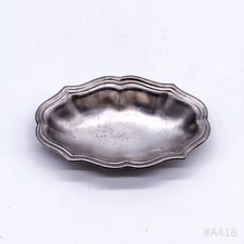 Vintage Quist Servierschale aus Zinn Rein Zinn Made in Germany | 14x9x2cm
