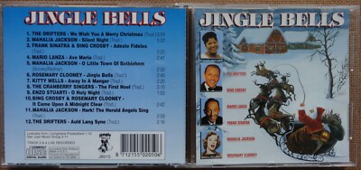 JINGLE BELLS · Mit Mario Lanza, Mahalia Jackson, Frank Sinatra u.v.a · CD 1995