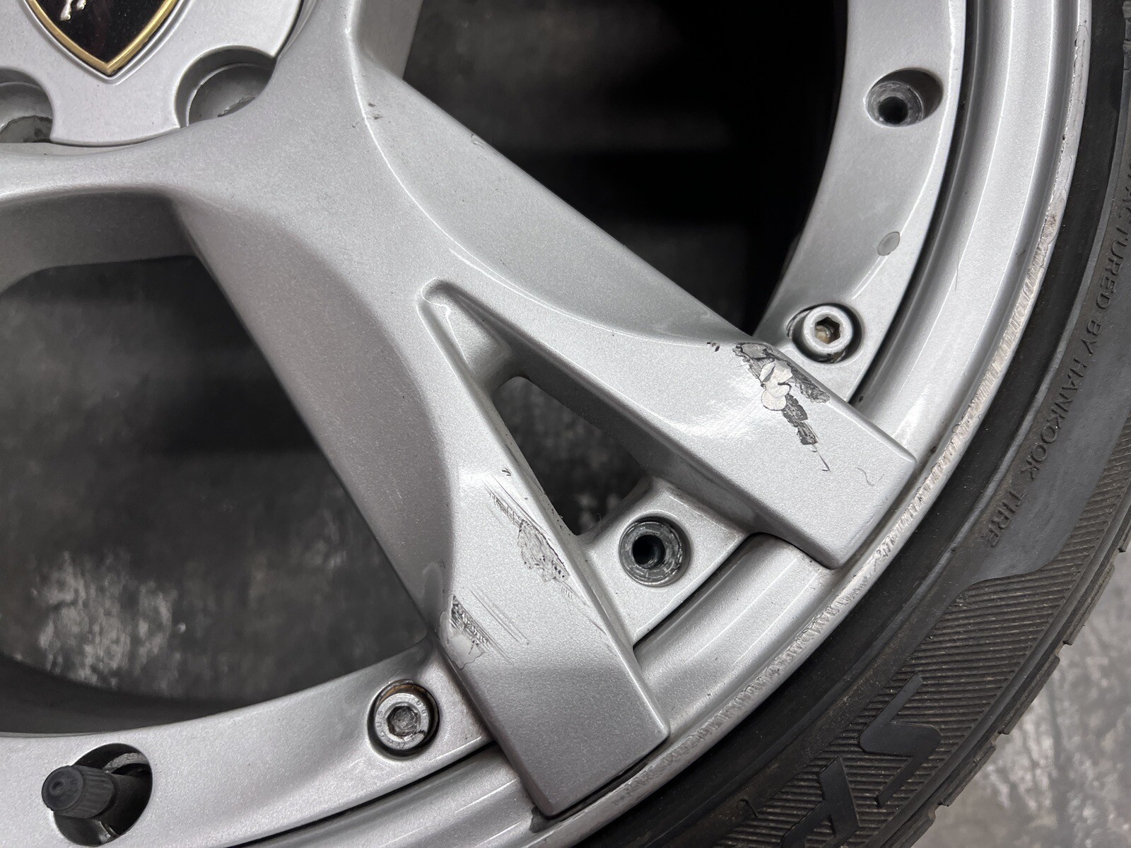 LAMBORGHINI GALLARDO LP560 CALLISTO FRONT SILVER WHEEL RIM OEM 400601025B