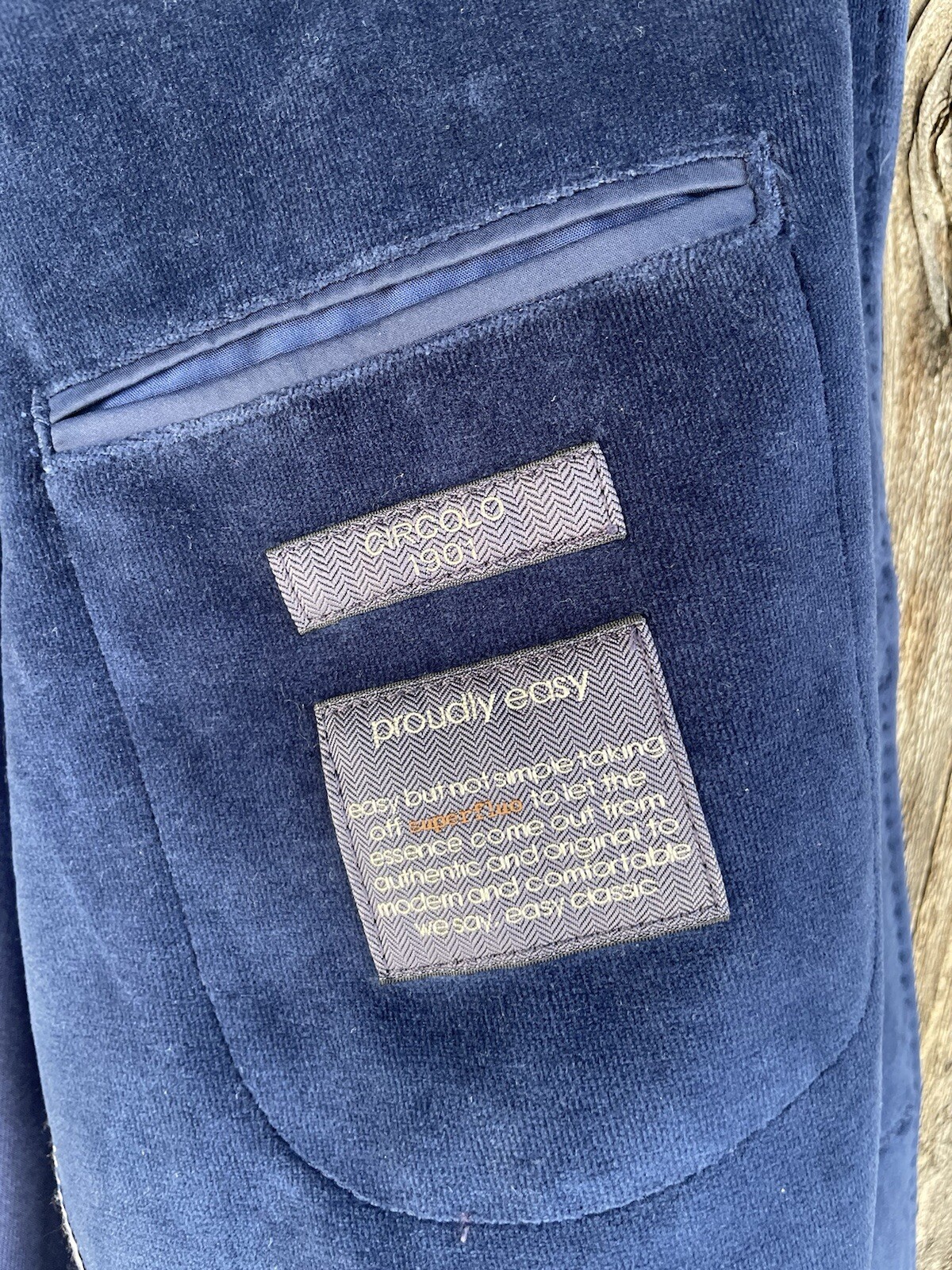 Circolo 1901 Men's Velour 2 Button Basic Blazer J… - image 3