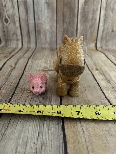 Disney Parks Animators Collection Die Schöne und das Biest Glitzer Schwein & Pferd Phillipe - Bild 3 von 8