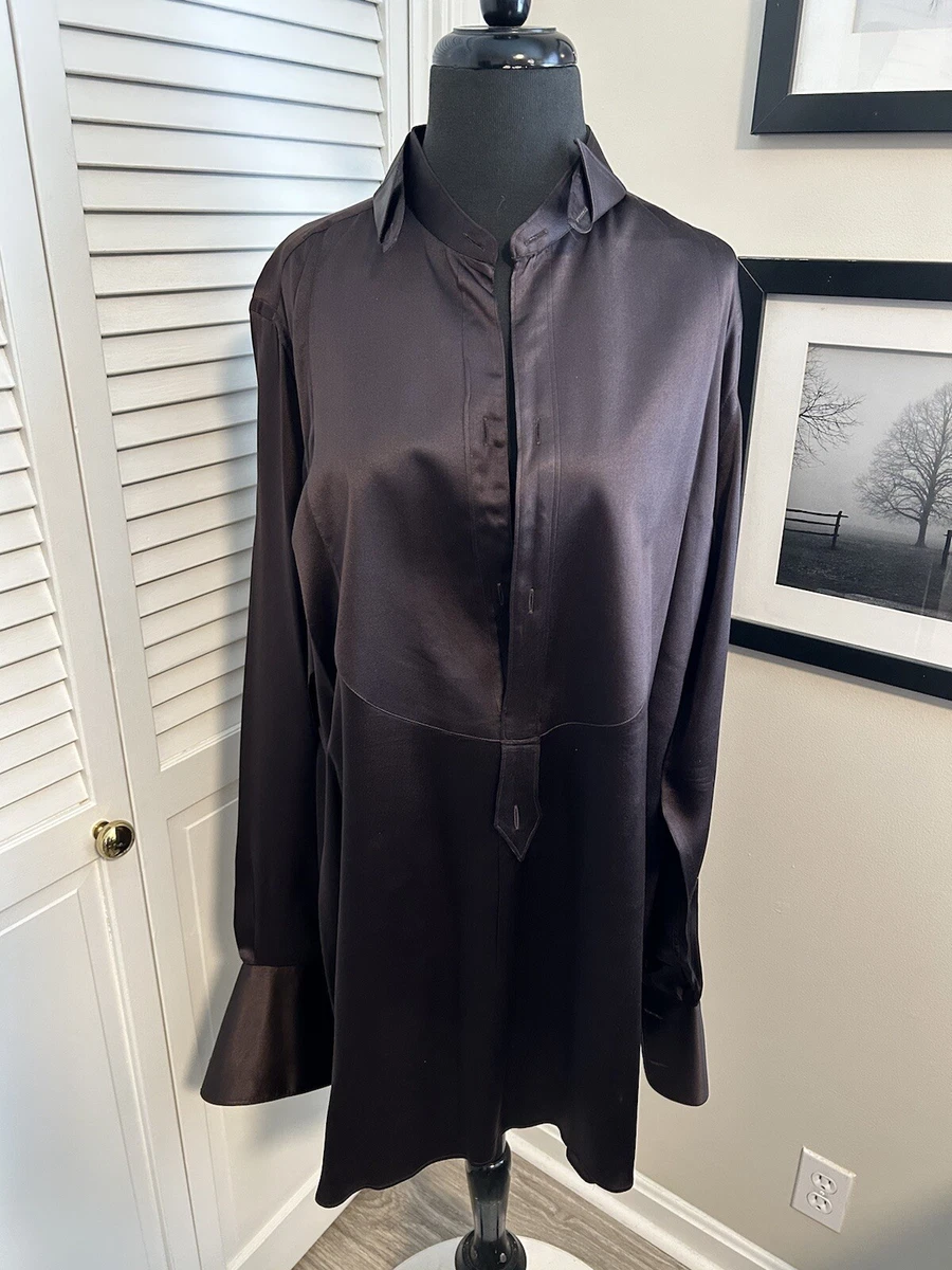 armani shirt dresses Exchange T-Shirt Dress when tied at the waist Emporio Armani Draped Shirt Dress