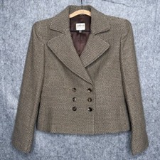 Armani Collezioni Vintage Double Breasted Wool Blend Blazer- Sz 6