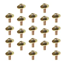 20 Pcs Replacement Snare Screws Metal Bolts Nuts Washers Component