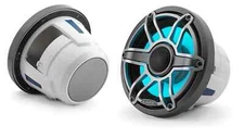 JL Audio M6-880X-S-GmTi-i 8.8" 2-Way Marine Coaxial Speakers - Gray w/ RGB LED