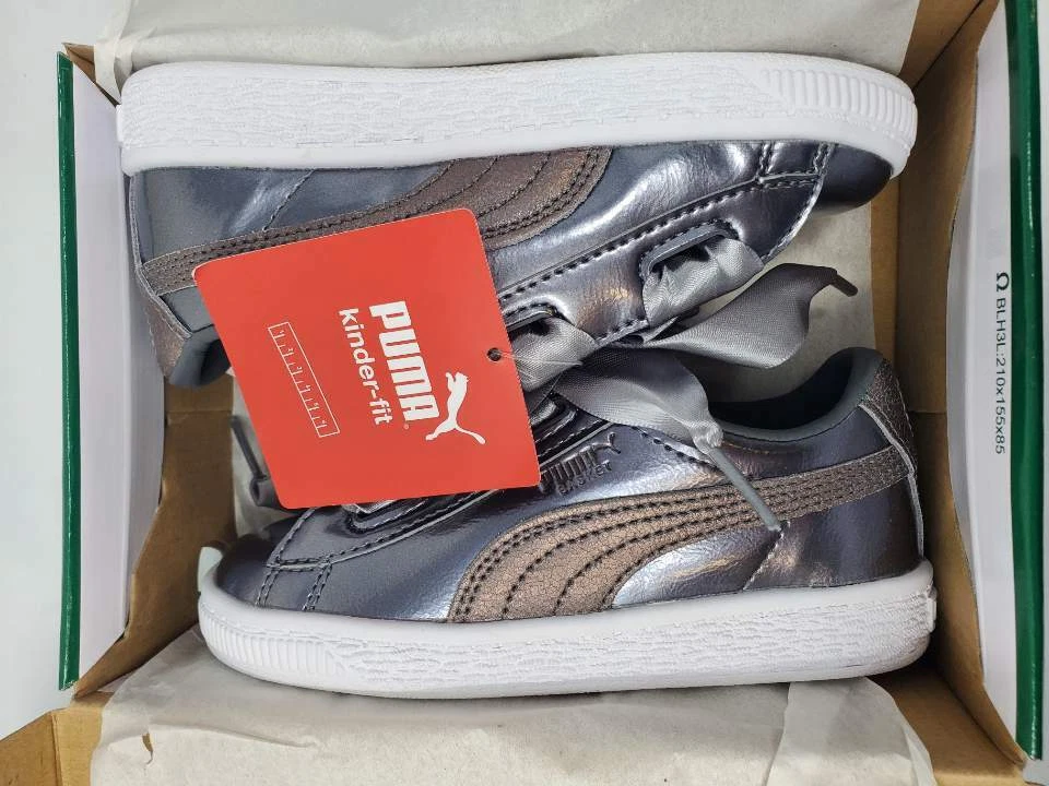 PUMA CESTA CORAZÓN LUNAR LUX TALLA 10C PERLA AHUMADA Foto 4 de 4