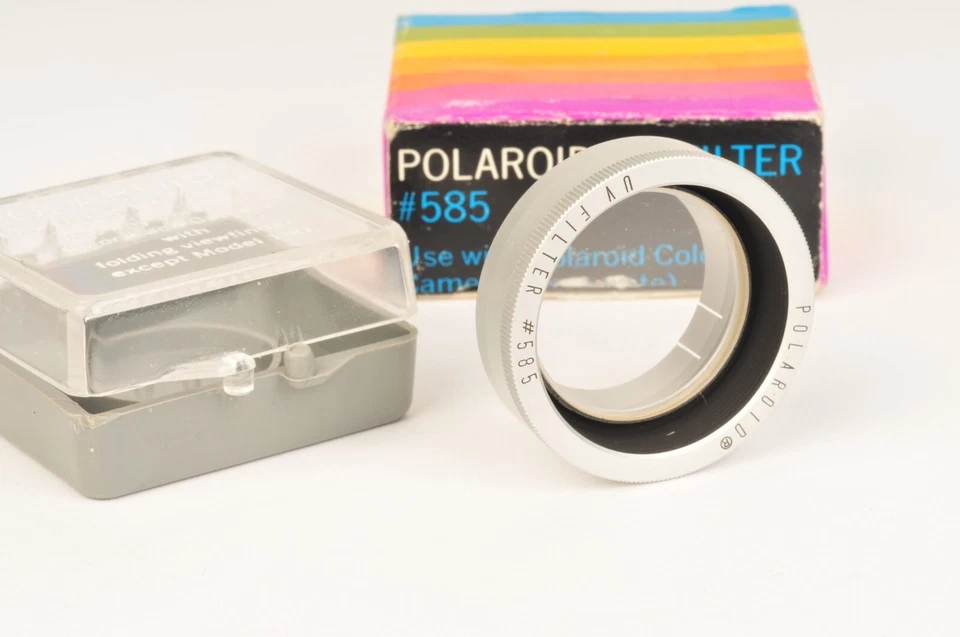 Polaroid UV Filter #585 with Box & Keeper Case For Polaroid Pack film Cameras - Image 4 of 4