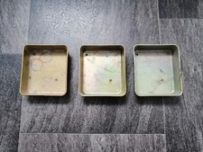 3er SET M&uuml;nzschale Kassenbeh&auml;lter Kasse METALL Schacht Warenautomat M&uuml;nzbeh&auml;lter