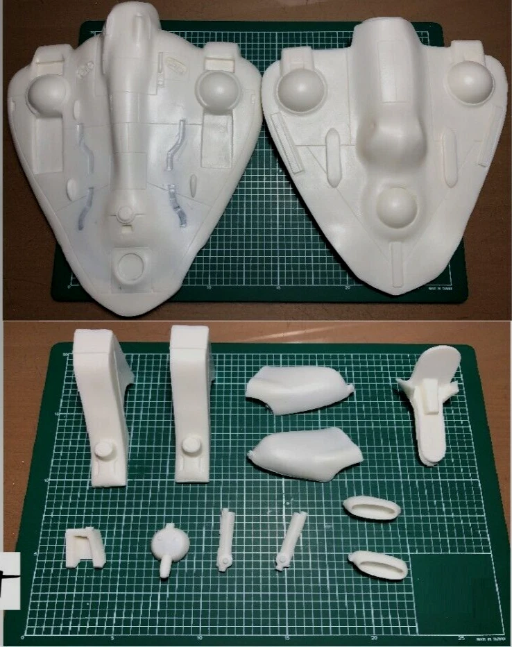 MA.K MASCHINEN KRIEGER - ANTIGRAVITY ARMORED RAIDER FALKE 2 - 1/35 RESIN KIT - Immagine 2 di 4