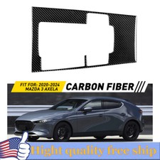 Carbon Fiber Central Console Gear Shift Sticker Lhd Fit For Mazda 3 Axela 2020 F