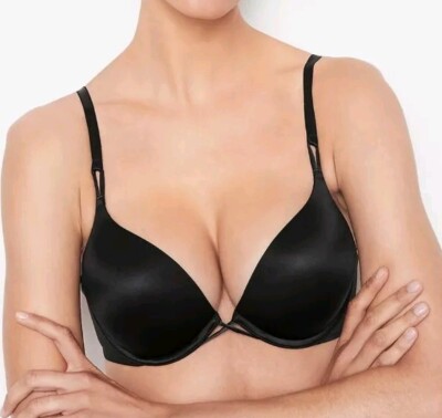 Victoria's Secret Bombshell Miraculous Black Add-2-Cups Push-Up
