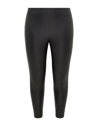 Torrid 3x Black Faux Leather Platinum Legging Womens Plus