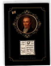 Pieces of the Past Relic Card   Thomas Paine
