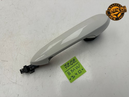 BMW 2 3 5 8 X5 X6 X7 2019-2025 manija de puerta trasera izquierda acceso confort (blanco) OEM - Imagen 3 de 9