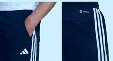 AUTHENTIC ADIDAS TRAIN AEROREADY ESSENTIALS PIQUI 3-STRIPES SHORTS IB8246