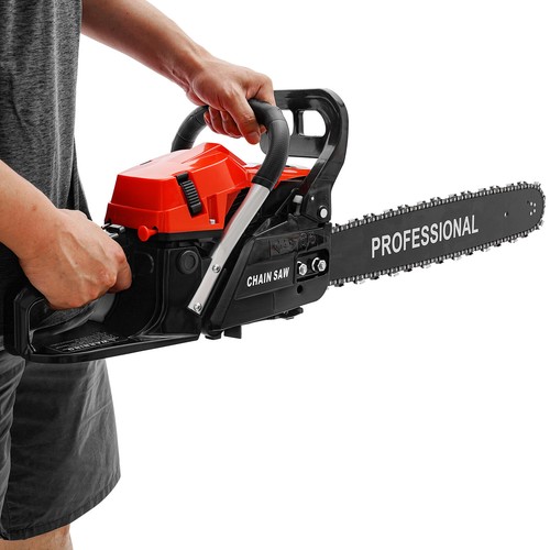 58cc 20" Gasoline Chainsaw Gas Powered Wood Cutting 2-stroke Engine Chain Saw - Picture 6 of 16