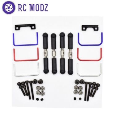 Hot Racing VXS311X01 Traxxas 1/16 E Revo Slash Rally 4wd Full Sway Bar Kit
