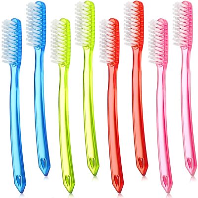Extra Hard & Firm Toothbrush Large Long Head Bristle Whitening Teeth Oral Care