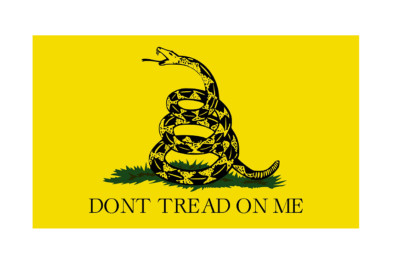Don't Tread on Me (D2B) Printed Vinyl Decal Sticker Fade-Resistant Flag