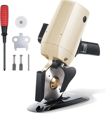 Large Electric Cloth Cutter, Rotary Blade Fabric Cutting Machine, Electric Rotar