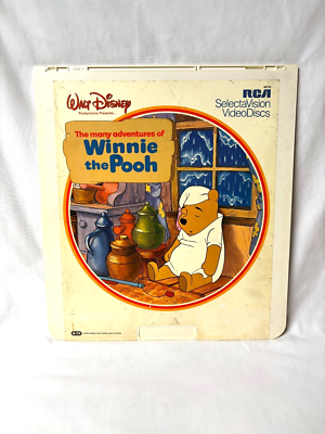 Winnie The Pooh - Vtg CED VideoDisc Walt Disney Productions RCA