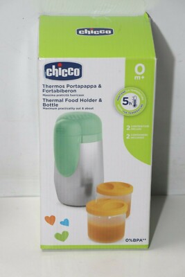 Chicco Thermosbehälter,Stay Warm,Babynahrung,für warme und kalte Speisen,250ml