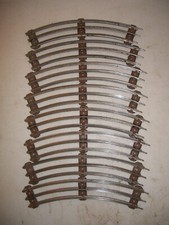 LIONEL 027 GAUGE 3 RAIL 8 PIECES OF CURVE TRACK TO FORM A FULL CIRCLE