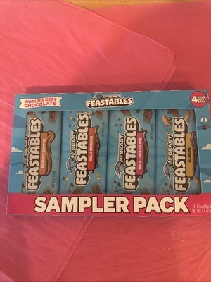Mr. Beast Feastables Sampler Pack 4 Bar Variety NEW