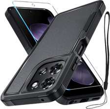 NEW For Moto G 5G 2025 Case Heavy Duty Shockproof Cover Screen Protector Lanyard