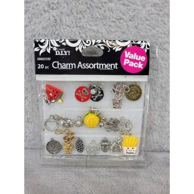Cousin DIY Charm Assortment 20 Piece Value Pack Crafting Jewelry Making Supplies
