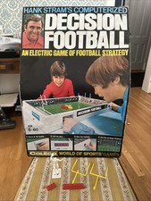 Hank Stram s computerized decision football electronic game 1972 Parts Only