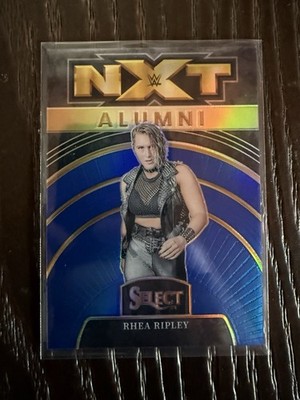 2024 Panini Select WWE - Nxt Alumni Rhea Ripley #5 Blue Prizm /49